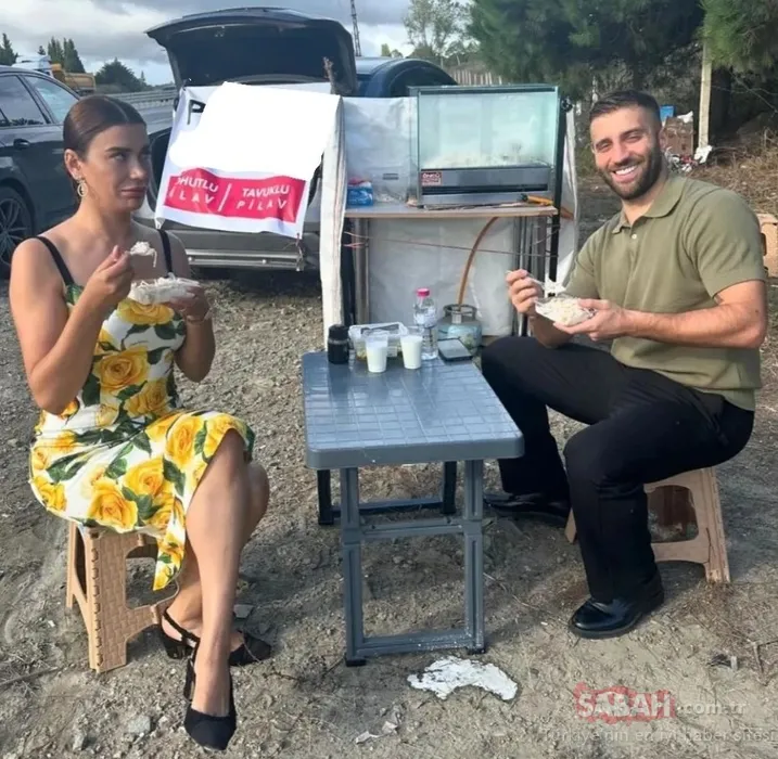 Ünlü futbolcu Alparslan Öztürk ve eşi Ebru Şancı’dan eğlenceli evlilik yıl dönümü paylaşımı!