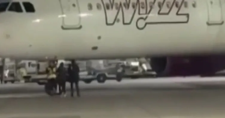 Almanya’da havalimanında akılalmaz olay: Uçağı kaçıran yolcular piste fırladı