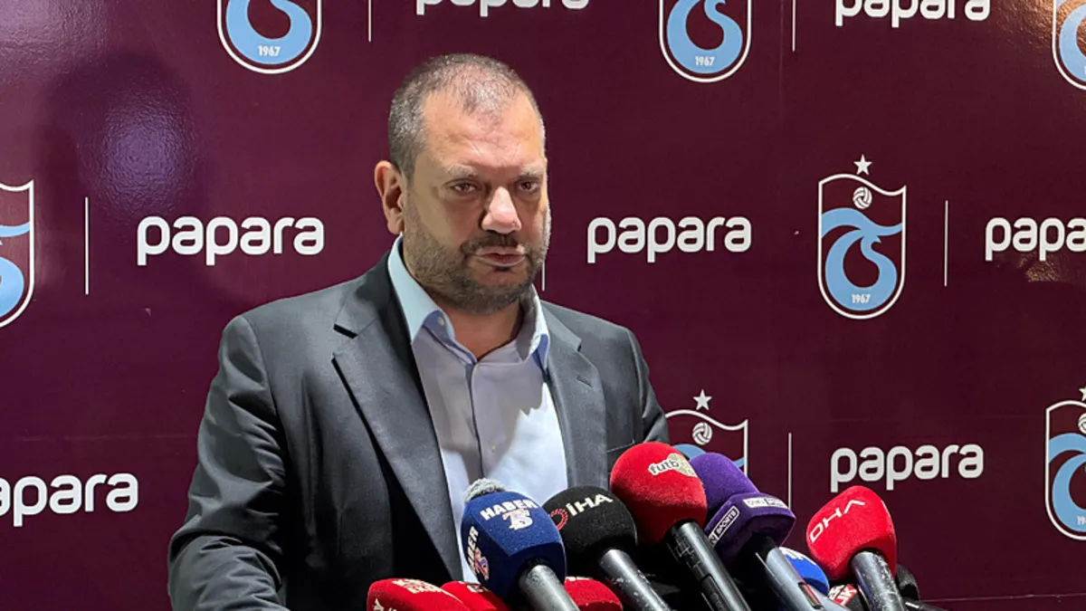 Trabzonspor Başkanı Ertuğrul Doğan'dan teknik direktör açıklaması!