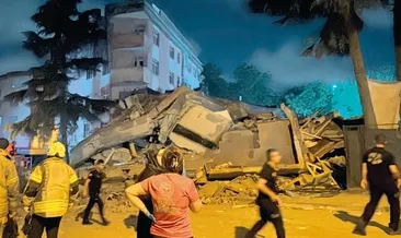Bahçelievler’de tahliye edilen 4 katlı bina çöktü