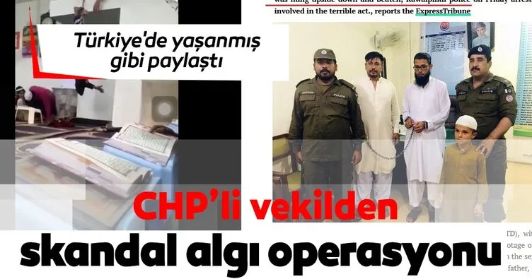 CHP'li vekil Hüsnü Bozkurt'tan algı operasyonu