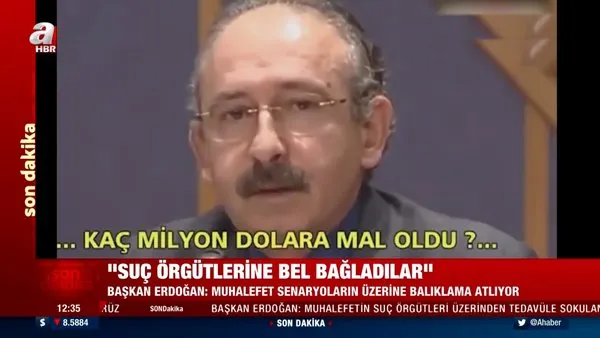 Cumhurbaşkanı Erdoğan'dan Kemal Kılıçdaroğlu'nun o görüntülerine tepki 