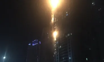 Dubai’deki Torch Kulesi yanıyor