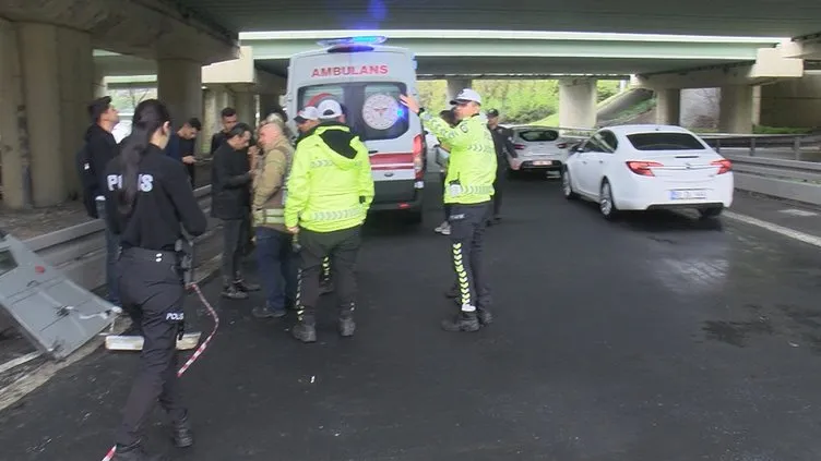 İstanbul’da sivil polisleri taşıyan servis minibüsü devrildi! Yaralılar var