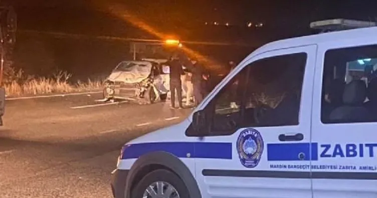 Mardin’de kaza: 4 at öldü! Araçtaki 5 kişi yaralandı...