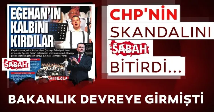 Bakanlık devreye girmişti! CHP’nin skandalını Sabah bitirdi