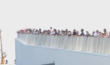 Mavi Vatan Boğaz Geçişi yoğun ilgiyle takip edildi: Ülkemizin gururlarını izlemeye geldik #malatya