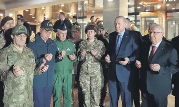 Erdoğan Halisdemir’in kızıyla dua etti