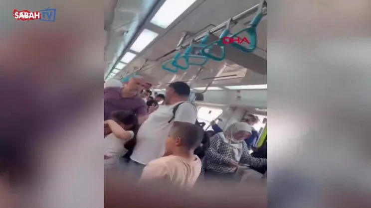 Marmaray'da korkunç olay: Bir baba, çocuklarının gözü önünde darbedildi! O anlar kamerada | Video