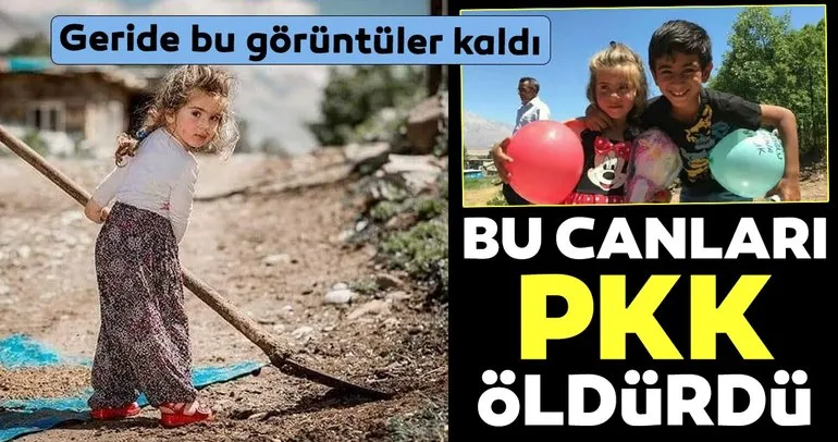 Tunceli'de PKK'nın öldürdüğü iki çocuktan geriye bu kareler kaldı