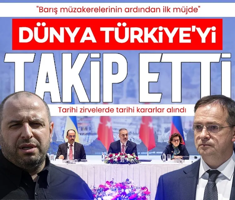 Dolmabahçe’de barışa ilk adım