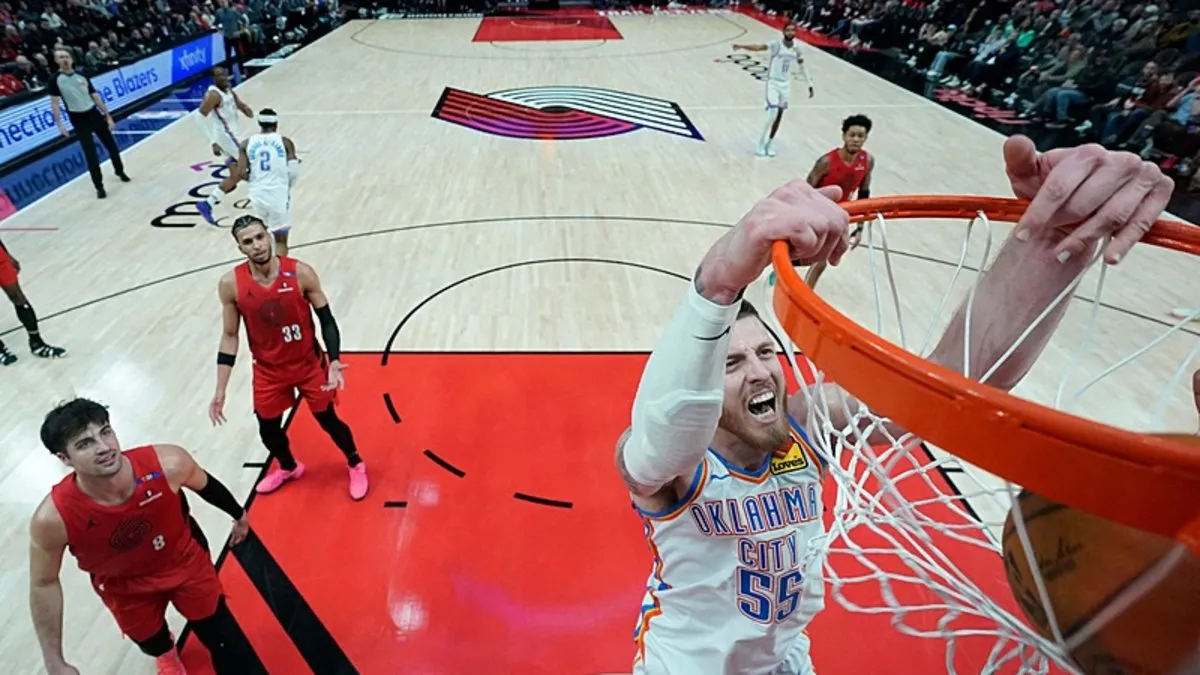 NBA'de Thunder, Shai Gilgeous-Alexander'ın 35 sayısıyla kazandı