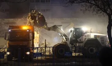 Konya'da çöken binada enkaz kaldırma işlemi tamamlandı #konya