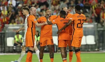 UEFA Uluslar Ligi’nde Hollanda Belçika’yı 4 golle geçti!
