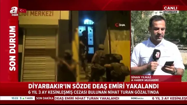 DEAŞ'ın sözde Diyarbakır emiri Nihat Turan yakalandı | Video