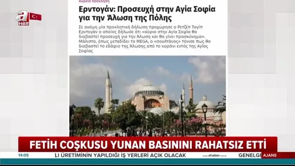 Ayasofya’da Fetih Suresi'nin okunacağını duyan Yunanlılar çıldırdı | Video