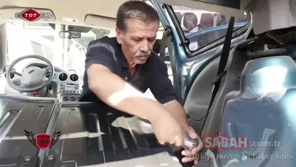 Aracının son haline inanamadı!
