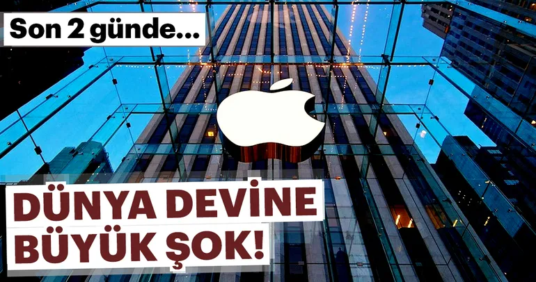 Son dakika: Apple’a büyük şok! Son 2 günde...