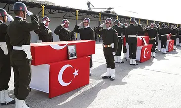 Şırnak şehitleri için uğurlama töreni