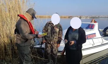 Fırat Nehri’nde yakalanan 5 kaçak avcıya ceza yağdı