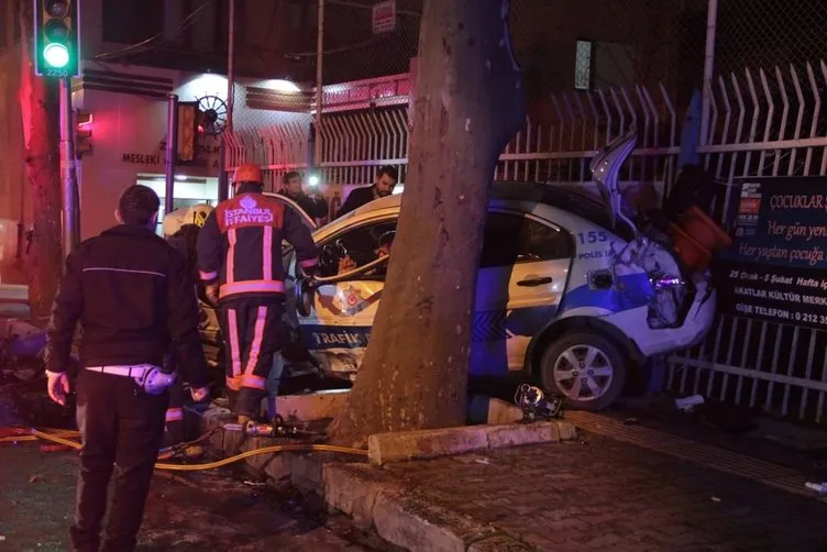 Beşiktaş’ta feci kaza: 1 polis şehit oldu