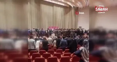 Irak Meclisi’nde milletvekilleri birbirine girdi | Video