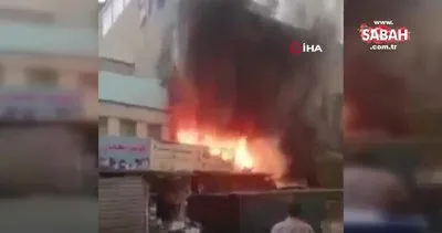 Irak’ta otelde yangın: 1 ölü, 13 yaralı | Video