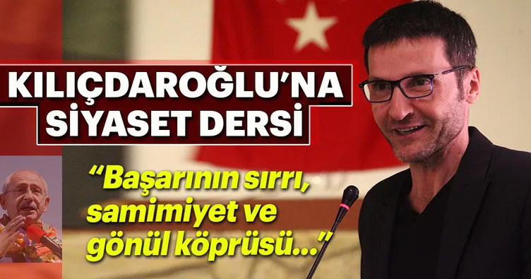 Sanatçı Sinan Özen, Kemal Kılıçdaroğlu’na ’sanat’ dersi verdi