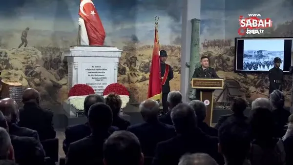 MSB, Birinci Dünya Savaşı şehidi Piyade Yüzbaşı Hasan Ali Bey’i andı | Video