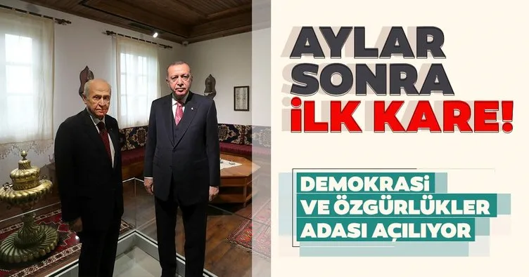 Başkan Erdoğan ve Devlet Bahçeli Yassıada’ya gitti! Demokrasi ve Özgürlükler Adası bugün açılıyor