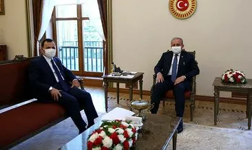 Meclis Başkanı Mustafa Şentop, AYM Başkanı Zühtü Arslan ile görüştü