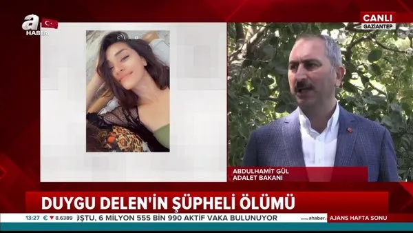 Son dakika haberi | Adalet Bakanı Gül'den flaş Duygu Delen cinayeti şüphesi soruşturması açıklaması | Video