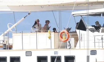 Başkanın teknesinde tatil