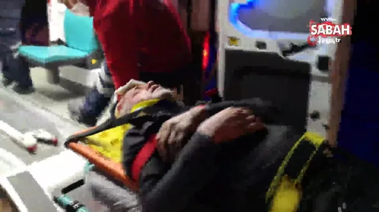 Devrilen motosikletin sürücüsü ağır yaralandı