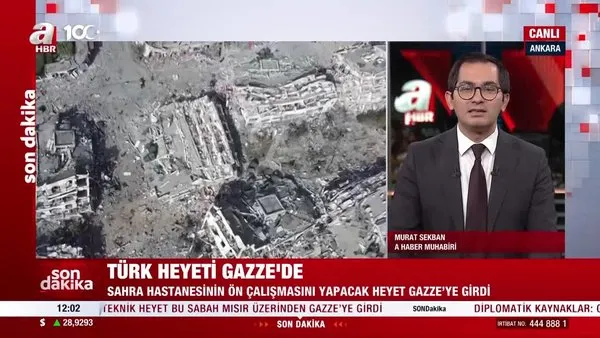 Son Dakika: Türk Heyeti Gazze’de | Video