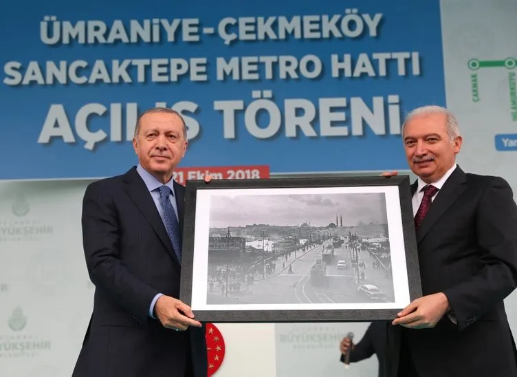 Başkan Erdoğan, Üsküdar- Ümraniye- Çekmeköy- Sancaktepe metro hattının ikinci etabının açılışını yaptı