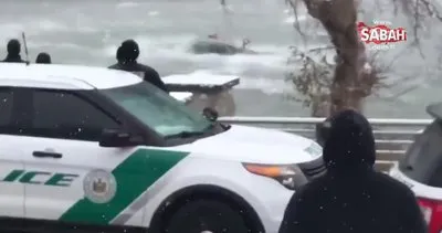 Arabasıyla Niagara Şelalesi’ne düşen kadın hayatını kaybetti | Video
