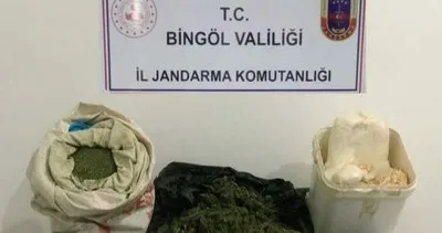 Bingöl'de iki farklı operasyonda uyuşturucu ele geçirildi #bingol
