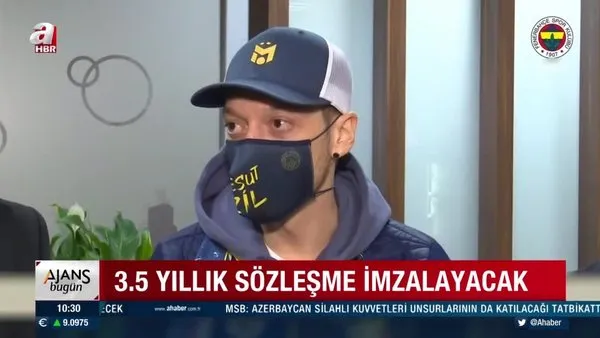 Son dakika: Mesut Özil İstanbul'da! Fenerbahçe'nin yeni transferi Mesut Özil'den ilk açıklama | Video