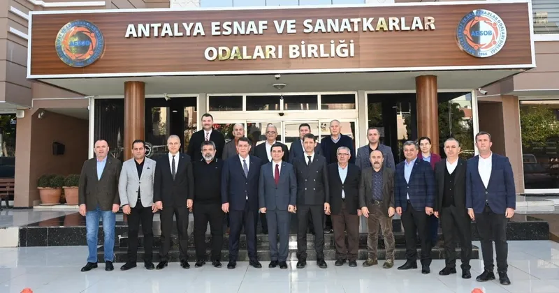 Tütüncü seçim startını esnafın ocağından AESOB'dan verdi - Antalya Haberleri