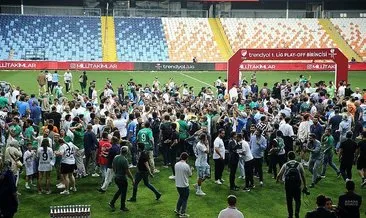 Bodrum FK taraftarları, takımlarının Süper Lig’e çıkmasını kutladı
