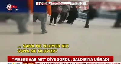 Ankara’da tesettürlü kadına ırkçı corona virüsü saldırısı kamerada Siz getirdiniz virüsü | Video