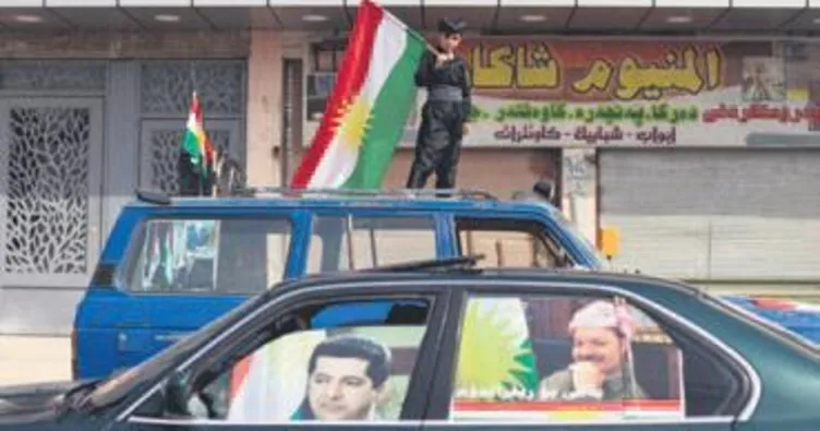 Kerkük sokaklarında silahlı, kornalı provokasyon