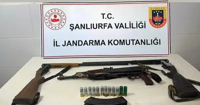 Şanlıurfa’da silah baskını! Uzun namlulu tüfekler ve kartuşlar yakalandı #sanliurfa