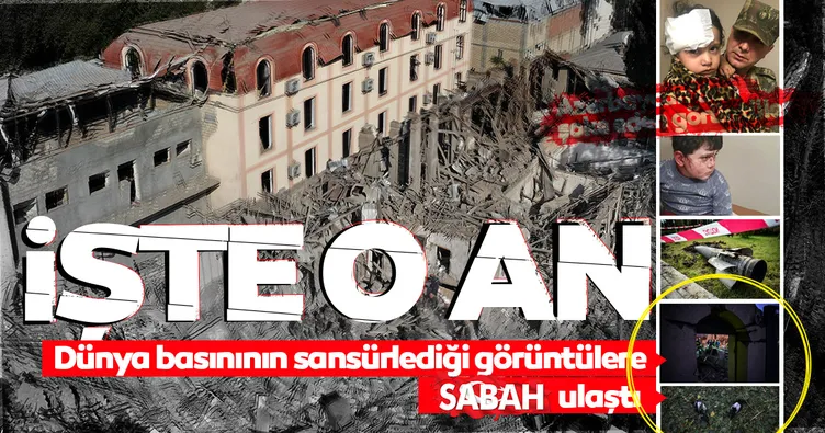 SON DAKİKA HABERİ - Azerbaycan’da dünya basınının sansürlediği görüntüler! İşte o hain saldırının görüntüleri