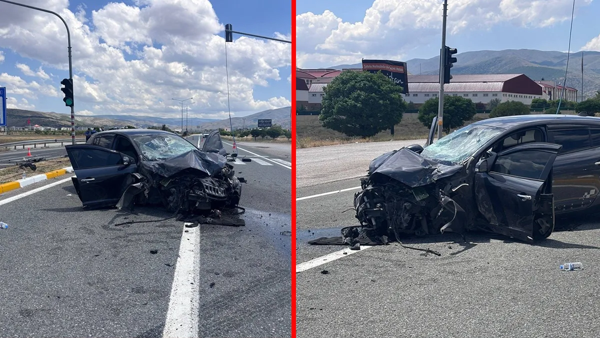 Erzincan’da korku dolu anlar! Otomobil direğe ok gibi saplandı: Feci kazada yaralılar var! Erzincan’da korku dolu anlar! Otomobil direğe ok gibi saplandı: Feci kazada yaralılar var!
