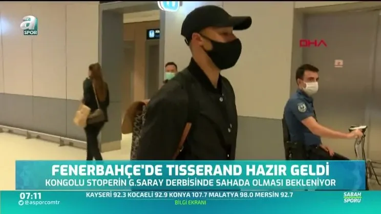 Fenerbahçe'de yeni transferi Tisserand hazır geldi