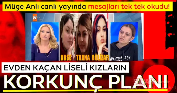 Son dakika haberi: Isparta'da evden kaçan 3 genç kızın WhatsApp yazışmaları Müge Anlı'da ortaya çıktı! Böyle plan yapmışlar