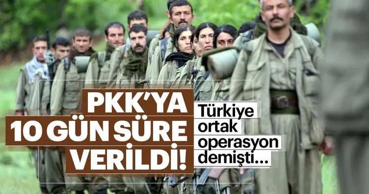 Musul’da, PKK’ya 10 gün süre tanındı