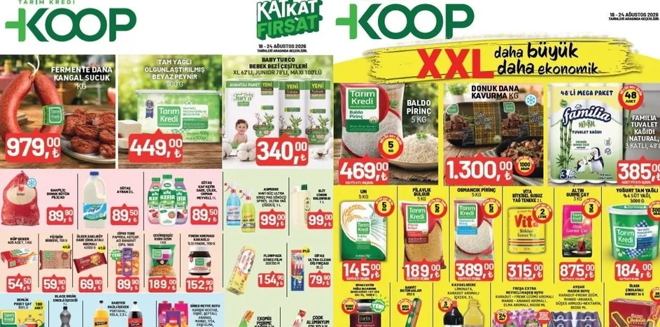 Tarım Kredi 18-24 Ağustos 2026 İndirim Kataloğu Yayınlandı! KOOP Aktüel Ürünler Listesinde Neler Var?